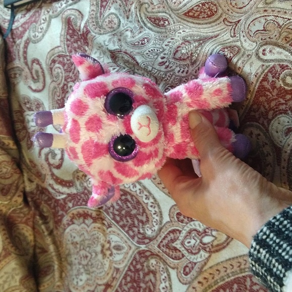 TY Beanie Boo Twigs the Pink Giraffe - Picture 13 of 13